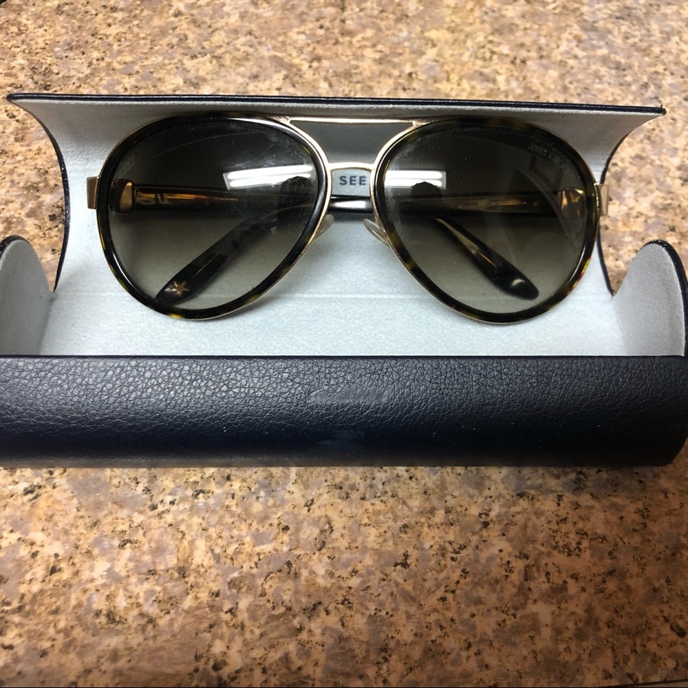 Vintage Jimmy Choo Aviator Sunglasses
